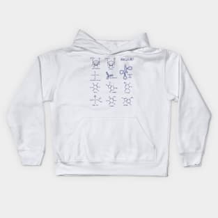 Nucleic Acid and Protein Structures Kids Hoodie